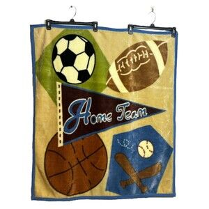CoCaLo Baby Blanket Home Team 36x40 Inches